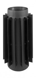EW/150 2mm Lamellenpijp - warmtewisselaar (Kleur: Zwart)