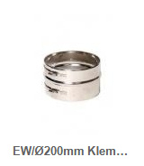 EW/Ø200mm Klemband breed (10cm)