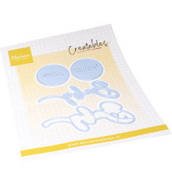 Marianne Design - LR0894 - Baby boy & girl text