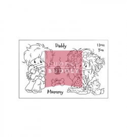 Cuddly Buddly Clear Stamps Little Poppets & Paws CBS0019