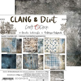 Craft O' Clock - Clang and Dirt - Basic Paper Set 20.3x20.3 cm