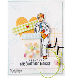 Marianne  Design Craftables  -  Heart Beat - CR1546