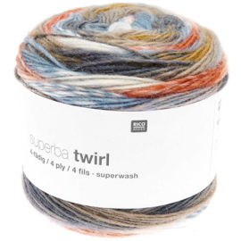 Rico Sokkenwol - Superba Twirl - 4 draads superwash - Winter 383347.009