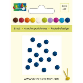 Vaessen Creative • Brads 5mm- Blauw