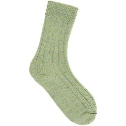 Rico Socks Linen Tweed 4-draads - 383444.006 Olijf