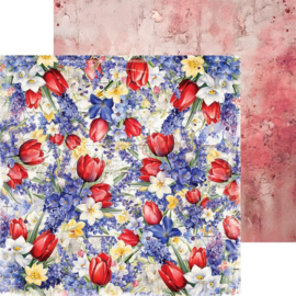 Craft O' Clock - Tulip Love - Paper Collection Set 20.3x20.3cm
