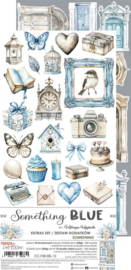 Craft O' Clock - Something Blue -Extra's to Cut Set - Mix - CC-F38-SBL-13-