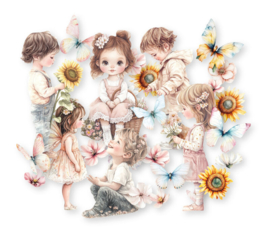 Collage Art - Die-Cuts Happy Spring