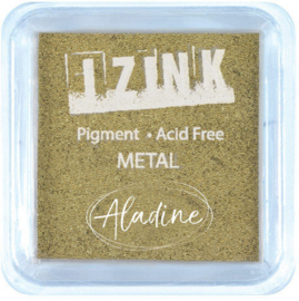 Aladine Inkpad Izink Dye Metal Goud (19548)