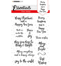 SL Clear stamp Christmas Handletter Merry Christmas ENG Essentials nr.88