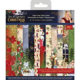 Crafter's Companion - Twas the Night Before Christmas - Paper Pad -15.2 x15.2  cm