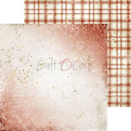 Craft O Clock Set of Basic Papers 20x20 cm Christmas Treasure