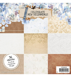 SL Paper pad Pattern Paper Celebrate new beginnings nr.160