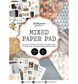 Studio Light - Mixed Paper Pad Pattern paper Essentials nr.4