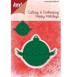 Joy! Crafts Happy Holidays snij-en embosmal 6002/2014