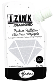 IZINK Diamond glitterverf/pasta - 80 ml, parelmoer - 80829