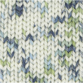 Rico Baby Merino Print - Blue-Green  383315.013