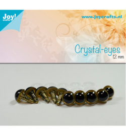 Joy!Crafts Crystal-eyes 12 mm Beige