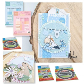 Marianne Design Collectables-EC0195 - Eline's Storks and Babies