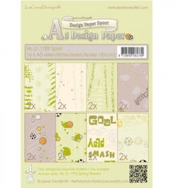 LeCreaDesign A5 Design Paper 51.1789 Sport