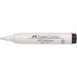 Faber Castell Tekenstift Pitt Artist Pen Big Brush 101 Wit