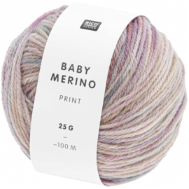 Rico Baby Merino Print - Purple Ivy   383315.011