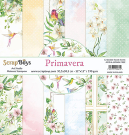 ScrapBoys - Primavera - Paper pad 30,5 x 30,5 cm