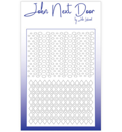 John Next Door - Mask Stencil & Sjablonen - Duo Mask Argyle