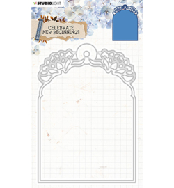 SL Cutting & Emb. Die Cardshape Celebrate new beginnings nr.379