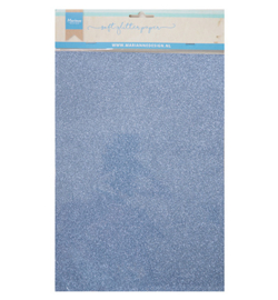 Marianne Design Decoration Paper - Soft Glitter Blue  - CA3146