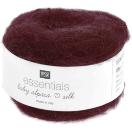 Rico Essentials Baby Alpaca Loves Silk - Bordeaux 383341.009
