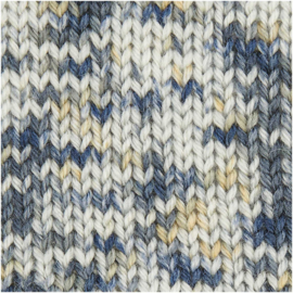 Rico Baby Merino Print - Navy Blue-Vanilla  383315.012