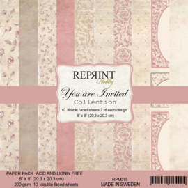 Reprint - You are Invited Collection -30,5 x 30,5 cm