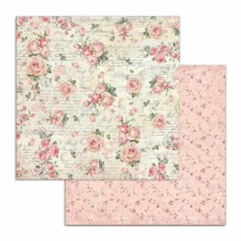 Stamperia - Pink Christmas - Paper - 30,5 x 30,5 cm - Rose Wallpaper