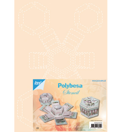 Joy!Crafts -   Poly Besa Stencil - Explosiedoosjes  6005/0010