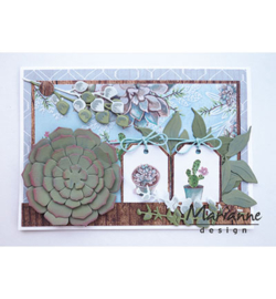 Marianne Design  Craftable  - Succulent (round) -  CR1430