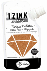 IZINK Diamond glitterverf/pasta - 80 ml, koper - 80837