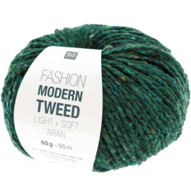 Rico Fashion Modern Tweed Light + Soft Aran - 383273.014 - Groen