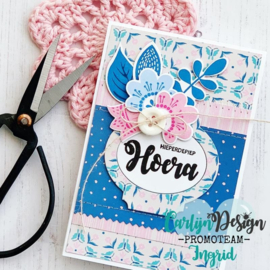 CarlijnDesign Stempels Hoera