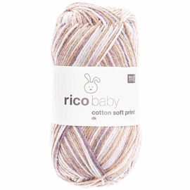 Rico Baby Cotton Soft Print dk 383040.028 Flieder Brau