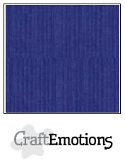 CraftEmotions Linnenkarton 27 x 13,5 cm Saffierblauw  001235/1100