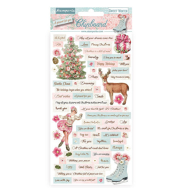 Chipboard 15x30cm Sweet Winter (DFLCB65)