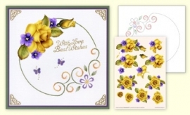 A4 Knip- en borduurvel Ann's Paper Art 816