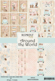 Reprint -  Around the World Collection -  A4  - Paper Pack
