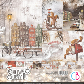 Ciao Bella -Memories of a Snowy Day -PaperPad 30.5x30.5 cm CBPM048