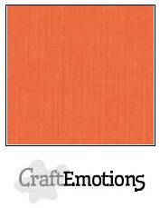 CraftEmotions Linnenkarton 27 x 13,5 cm Oranje  001235/1215