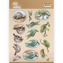 3D Cutting sheet - Amy Design - Wild Animals Outback - Reptiles