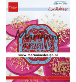 Marianne Design Creatables - 	Anja's Warme Winter Wensen - LR0619
