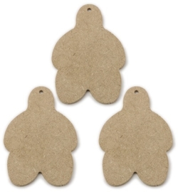 Dutch Doobadoo MDF 3 Gingerbread Poppetjes (3mm) 461.703.913