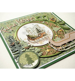 Marianne Design  - LR0874 - Fijne Kerst gebogen